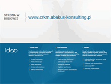 Tablet Screenshot of crkm.abakus-konsulting.pl