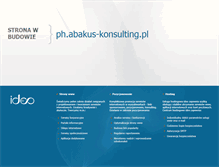 Tablet Screenshot of ph.abakus-konsulting.pl